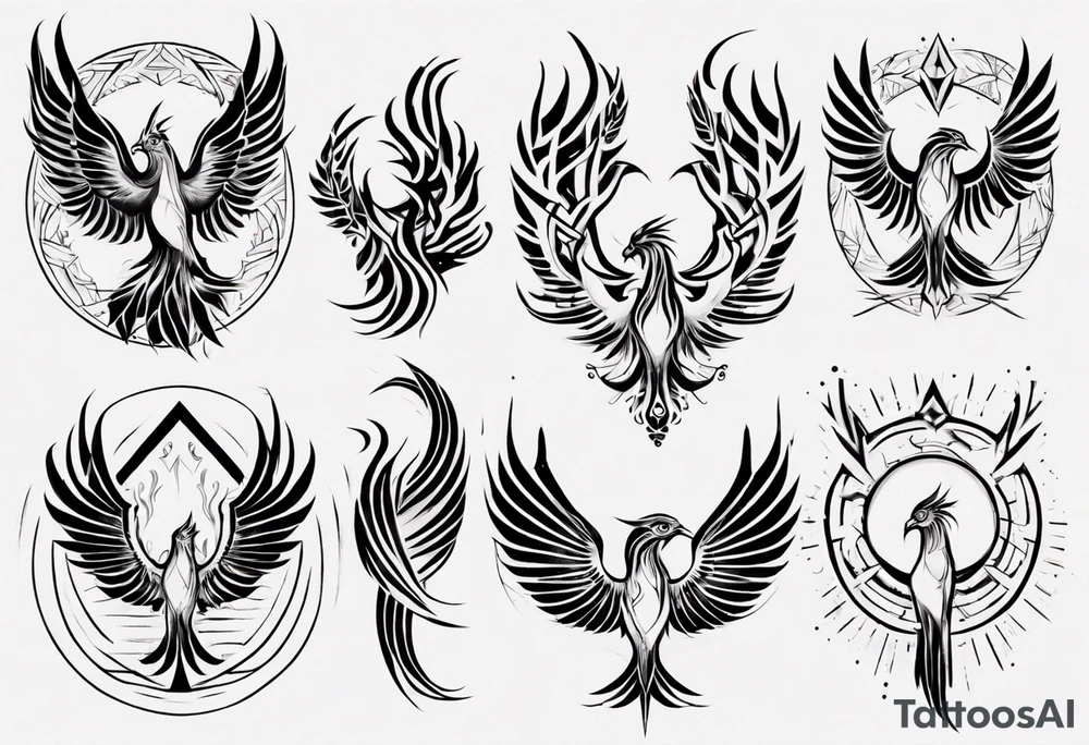 Phoenix tattoo idea