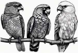 african, tattoo, bird tattoo idea