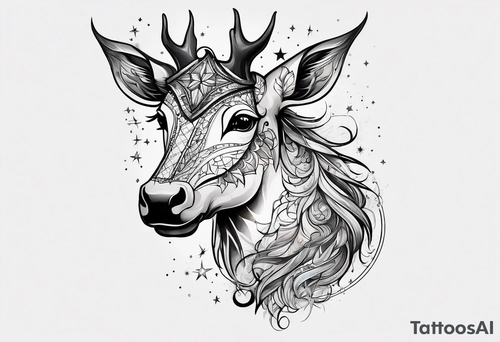Constellation, animal tattoo idea