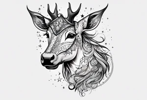 Constellation, animal tattoo idea