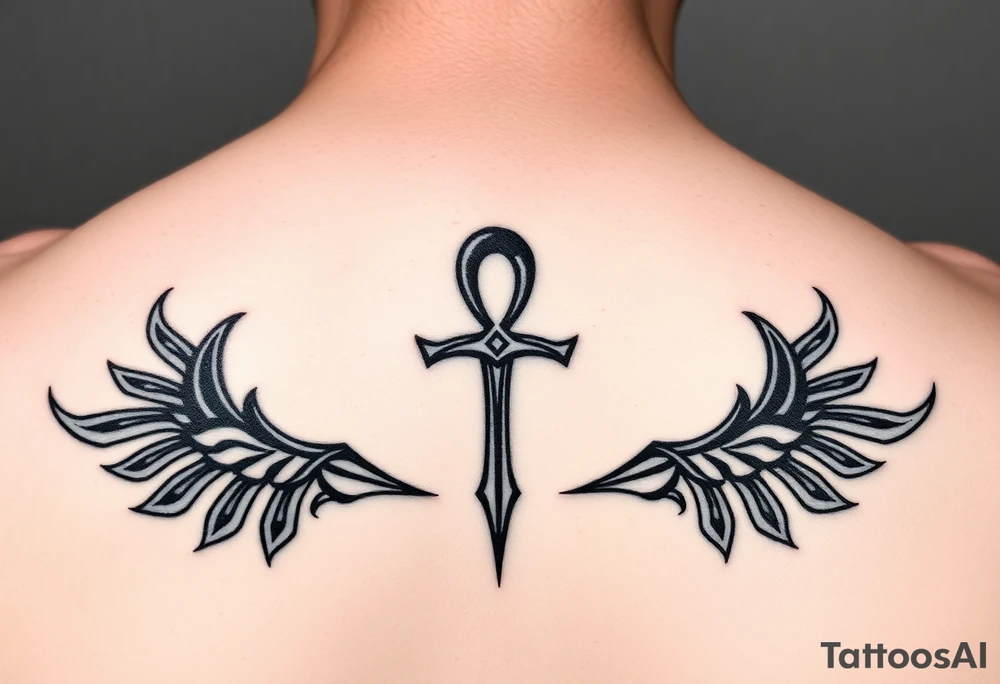 Small Ankh tattoo idea