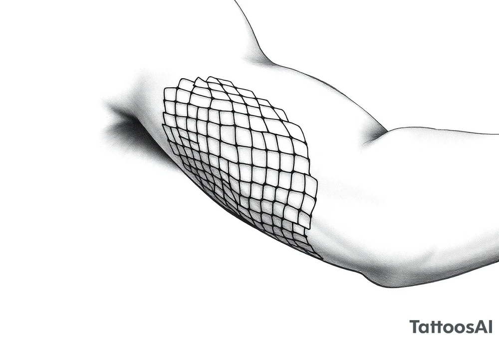 Fishnets pantyhose tattoo idea