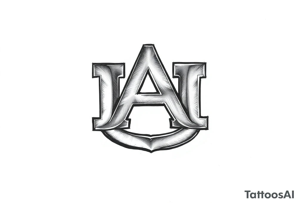 Auburn symbol tattoo idea