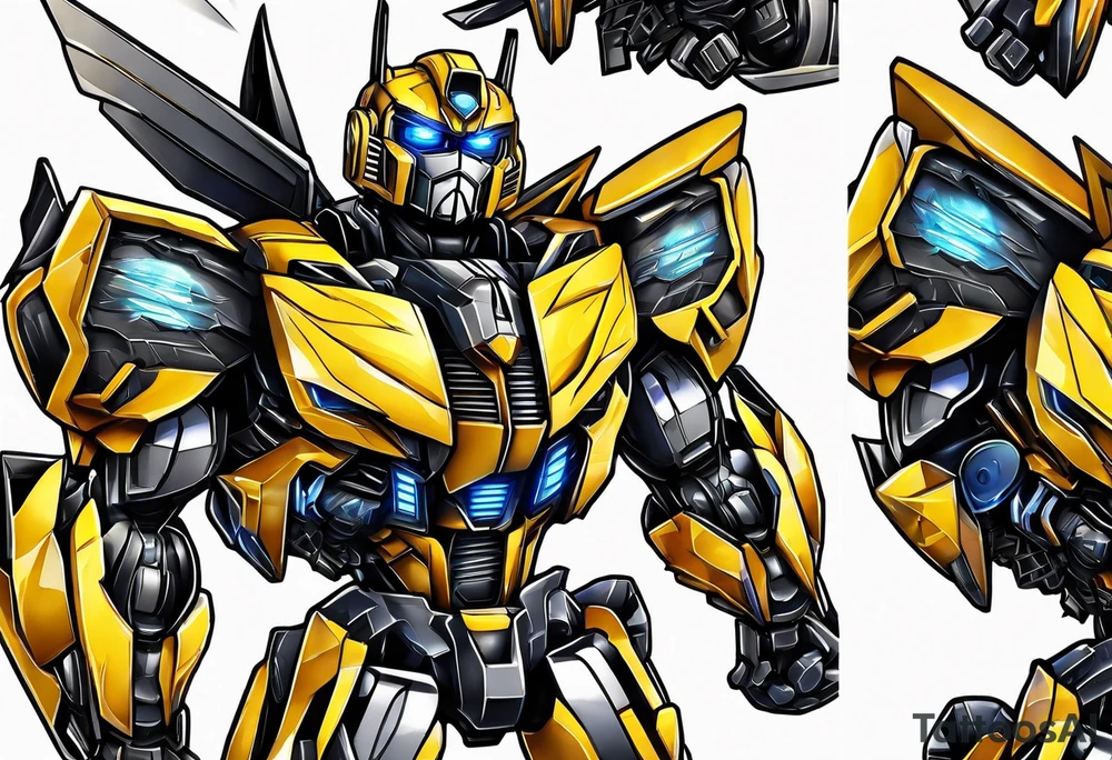 Transformers bumblebee tattoo idea