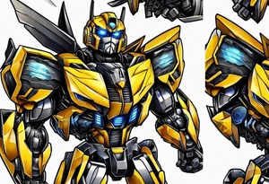 Transformers bumblebee tattoo idea