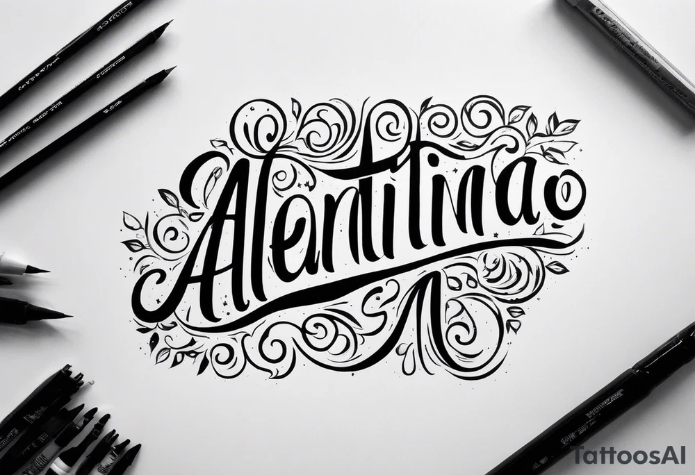 Quiero algo relacionado con mi hija Martina. Algo original. El nombre tattoo idea