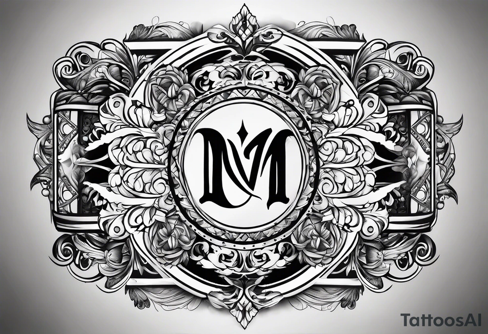 The name “Ivan” tattoo idea