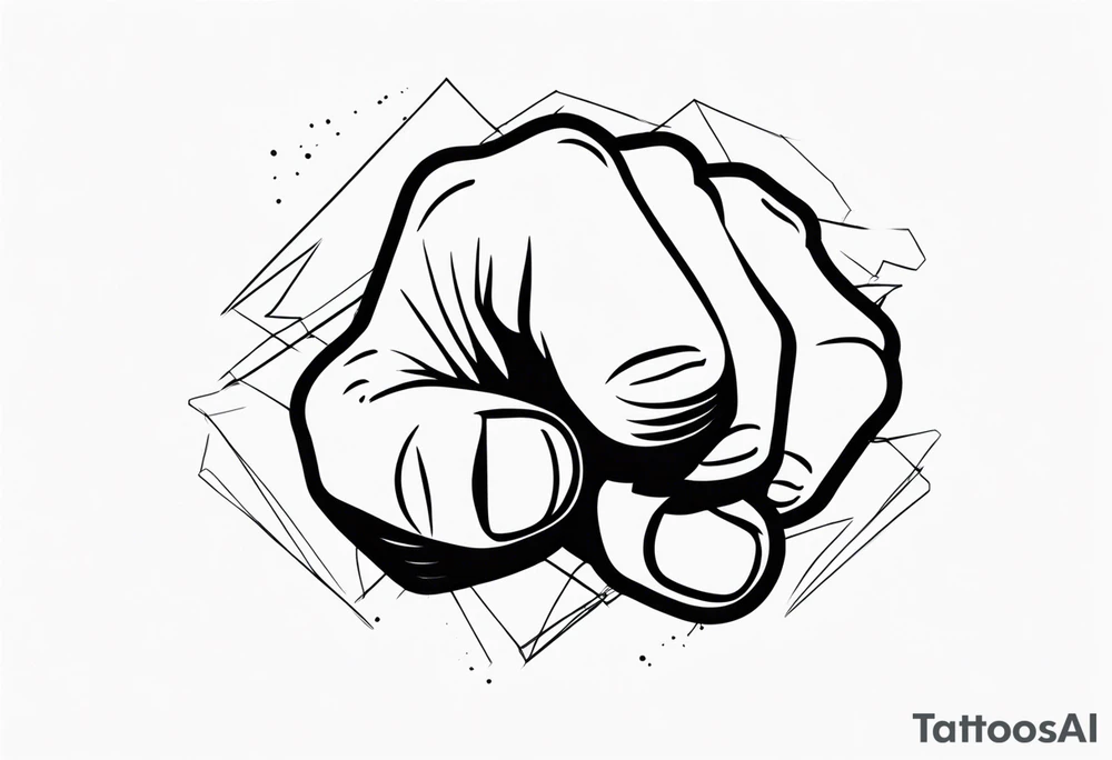 fist tattoo idea