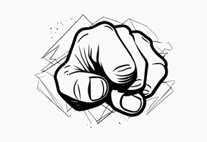 fist tattoo idea