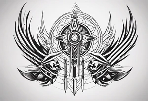 symbol for warrior and strength tattoo idea