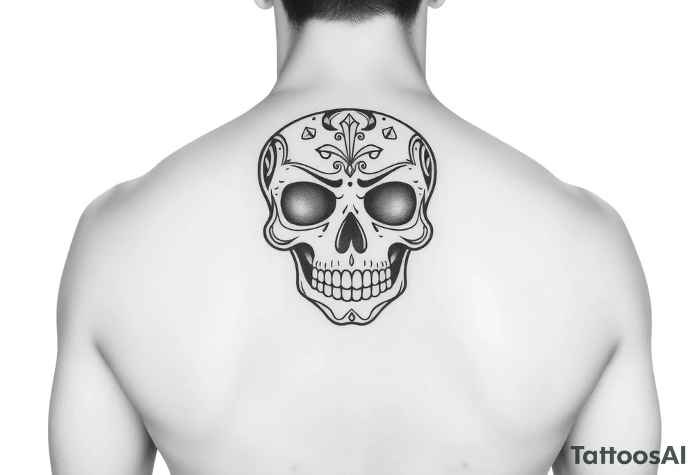 mexican sugar skull tattoo idea