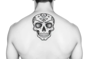 mexican sugar skull tattoo idea