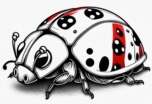 lady bug tattoo idea