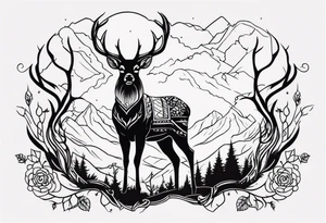 deer, tattoo idea