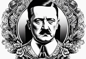 Adolp Hitler SS TOTEMKOPH tattoo idea