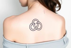 classic Celtic trinity knot. placement on the arm tattoo idea