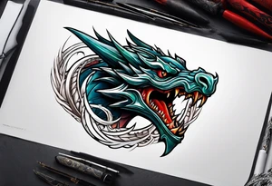 Wyvern tattoo idea