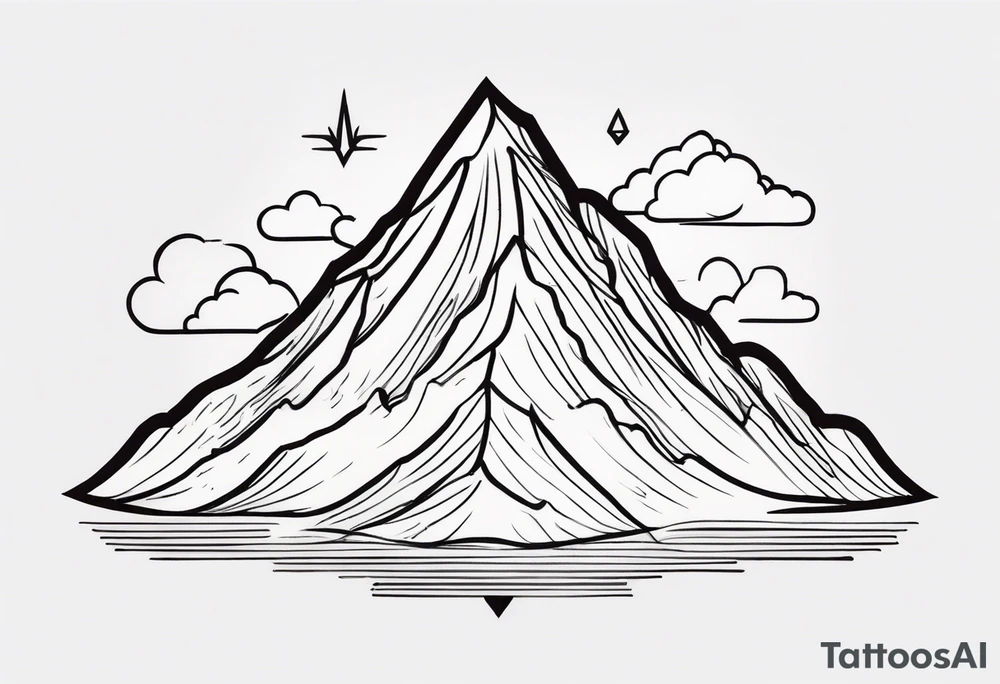 Volcán tattoo idea