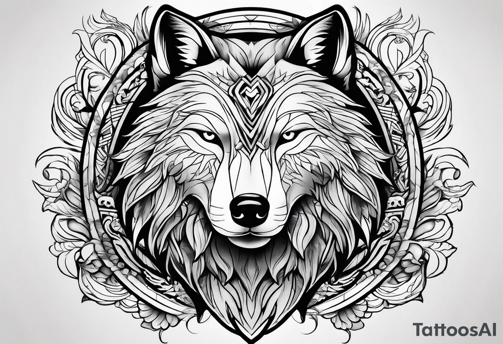 Wolfe tattoo idea