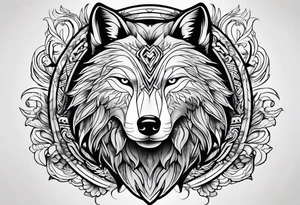 Wolfe tattoo idea