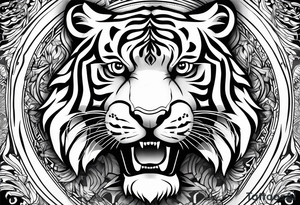 tiger tattoo idea