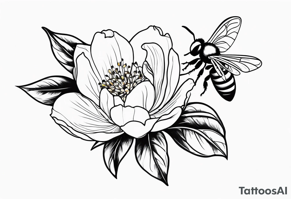 Lily rose with rose bud honey bee peony arm cuff tattoo idea Lily rose with rose bud honey bee peony arm cuff tattoo idea