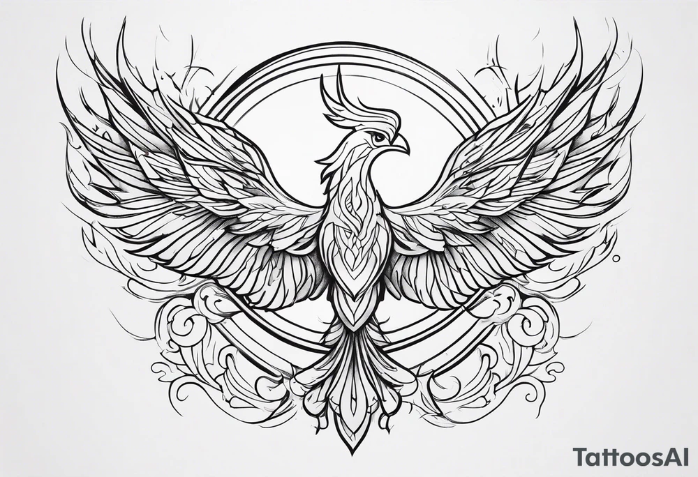 phoenix tattoo idea