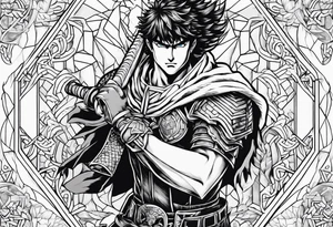 Berserk manga tattoo idea