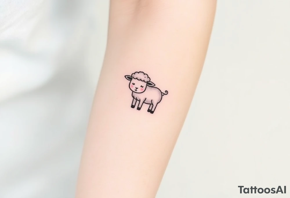 Black sheep tattoo idea
