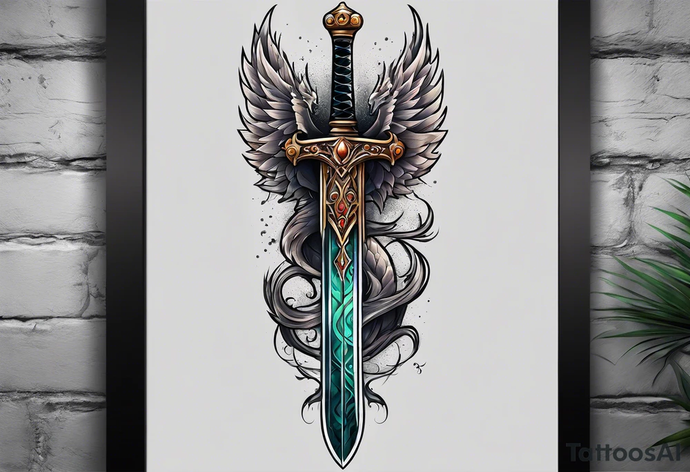 Leviathan sword tattoo idea