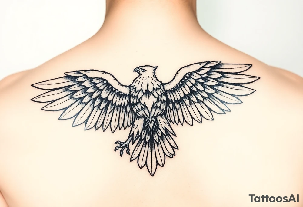 serbian and montenegrin eagle tattoo idea
