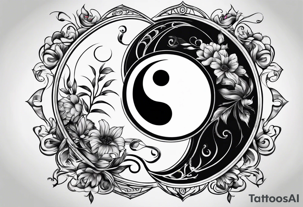 yin yang, water tattoo idea