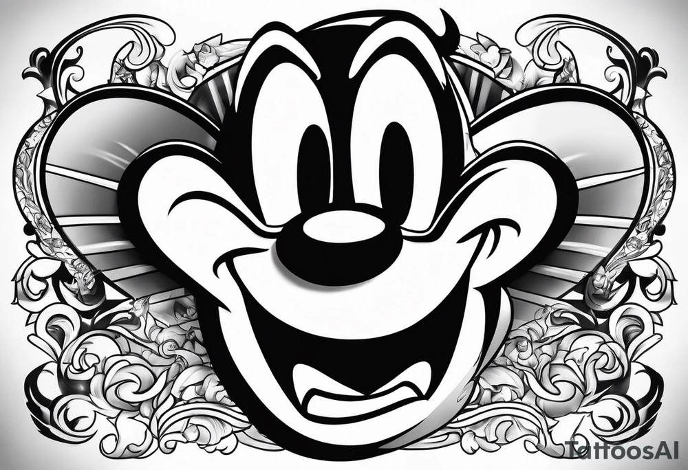 Taz mania the looney tunes character tattoo idea