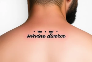 Reminder of surviving divorce tattoo idea