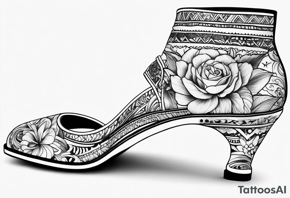 feminine ankle bracelet tattoo idea