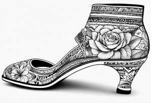 feminine ankle bracelet tattoo idea