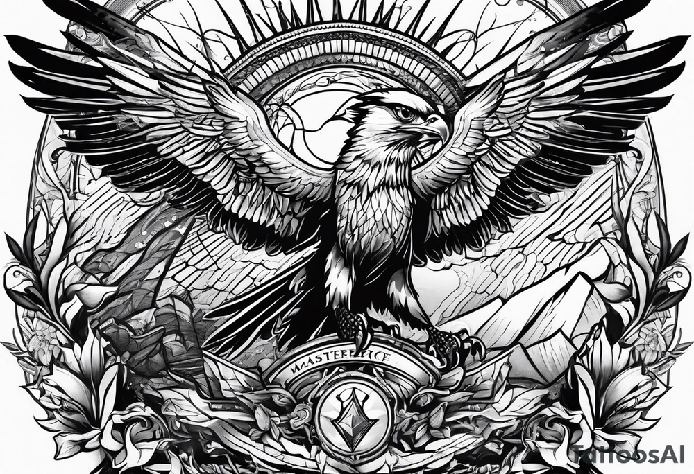 independence, freedom, strength, courage, revolution tattoo idea