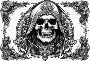 necromancer from diablo games tattoo idea