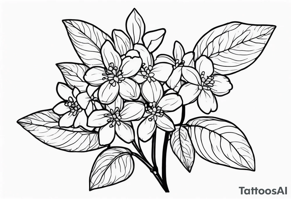 syringa vulgaris tattoo idea