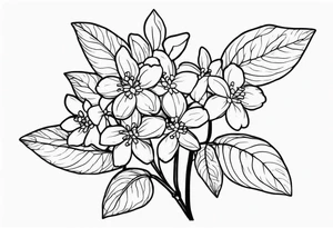 syringa vulgaris tattoo idea