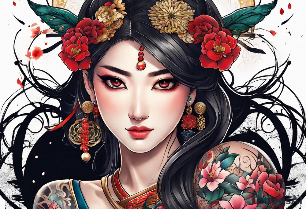 Japanese characters tattoo idea