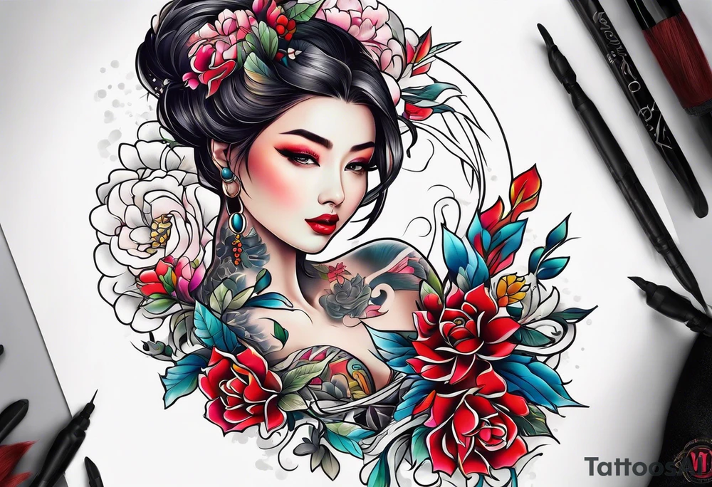 Beautiful masterpiece tattoo idea