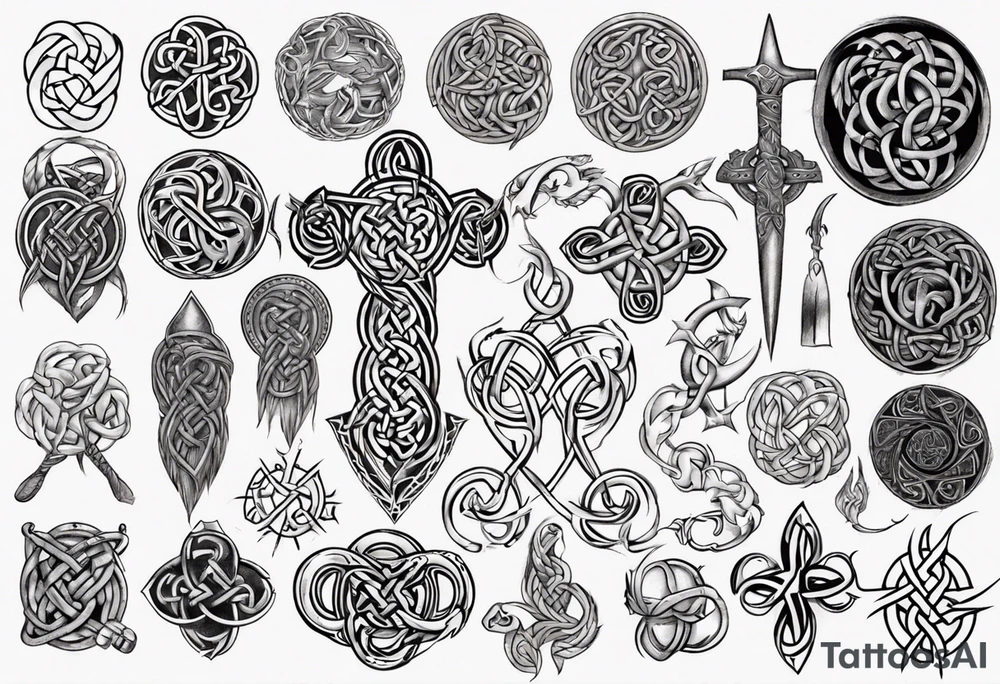 New Zealand/Irish Celtic tattoo idea