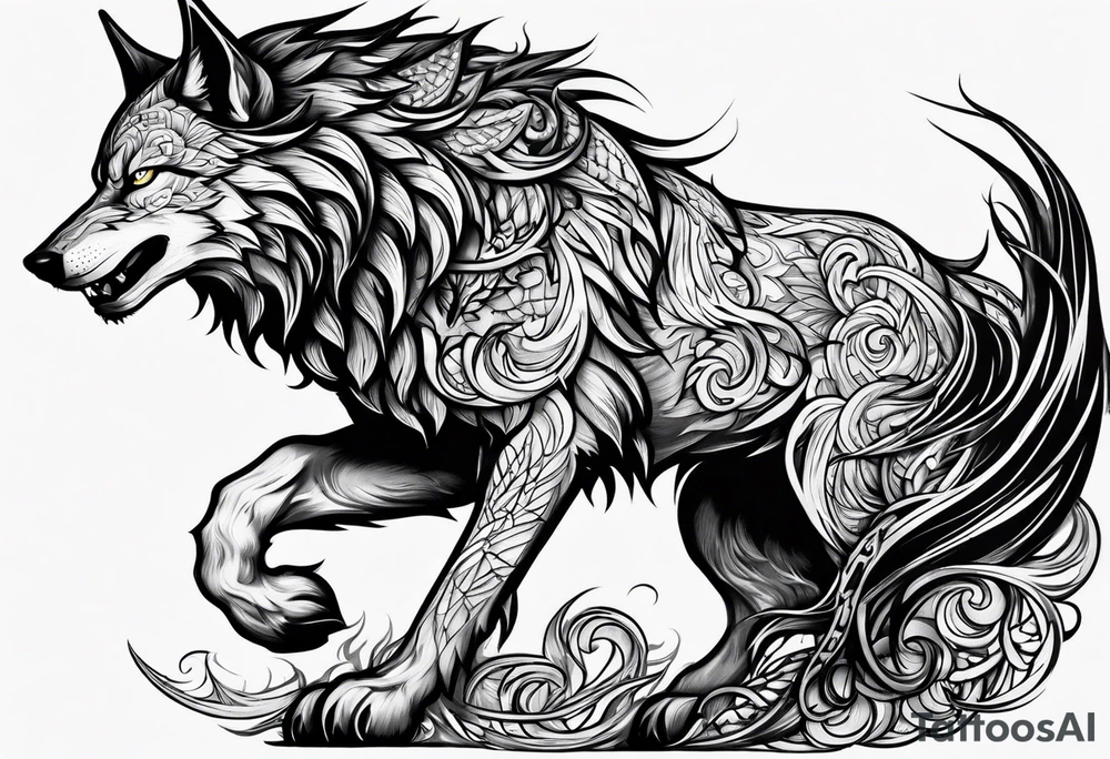 fenrir tattoo idea