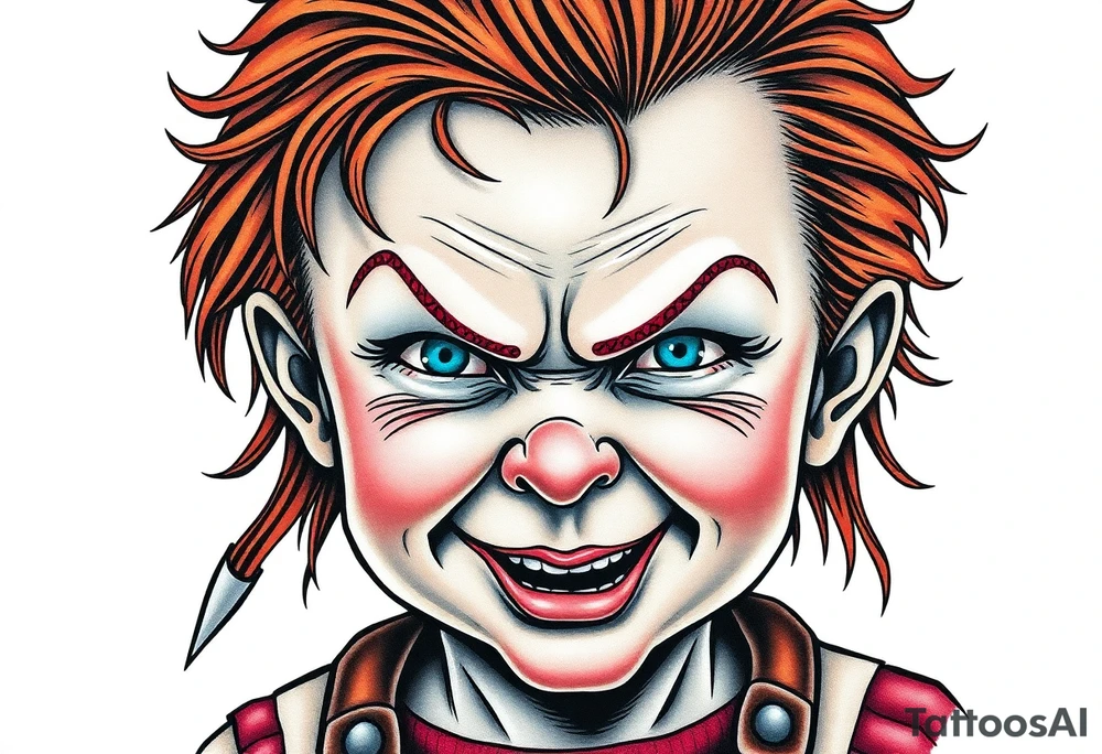 chucky tattoo idea