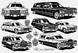 1973 Cadillac hearse
L tattoo idea