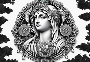 Rosary, janus tattoo idea