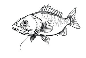Catfish tattoo idea