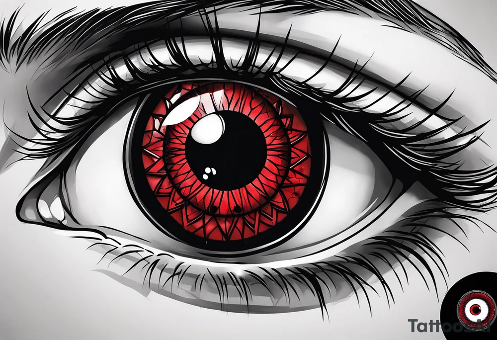 Sharingan eyes tattoo idea
