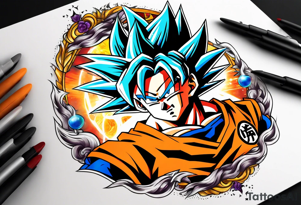 dragonball z tattoo idea
